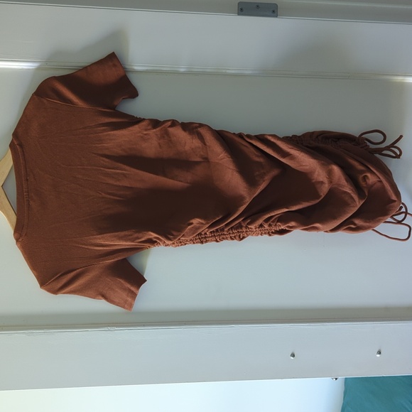 Zara Scrunch Ribbed Dress - Picture 4 of 4